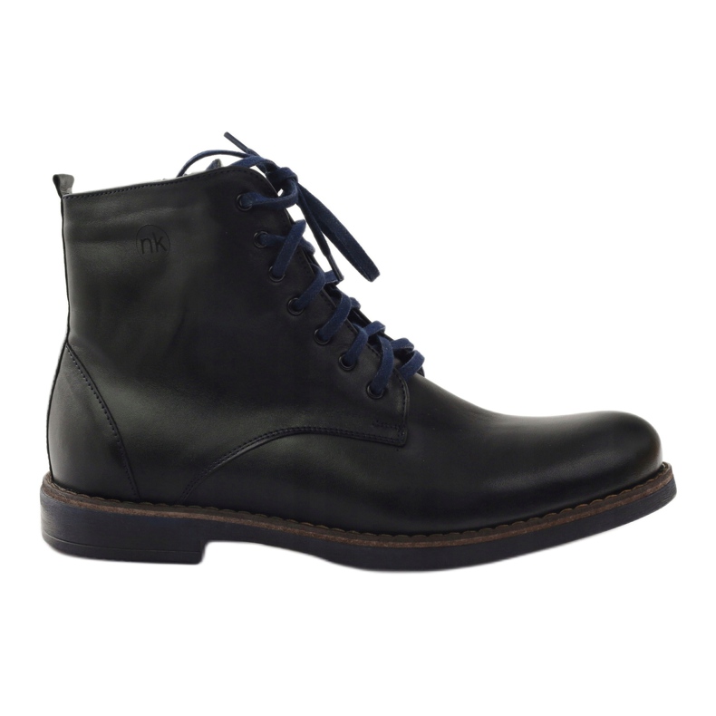 Stivali neri con cerniera Nikopol 660 black nero blu navy