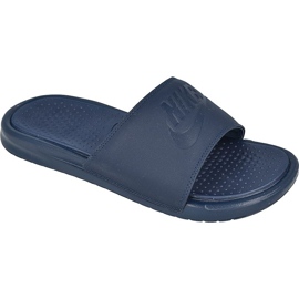 Ciabatte Nike Benassi Just Do It Ultra Premium M 818741-400 blu navy