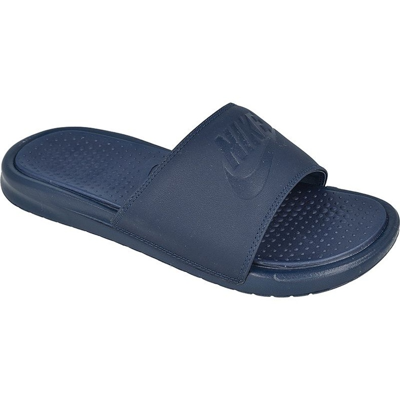 Ciabatte Nike Benassi Just Do It Ultra Premium M 818741-400 blu navy