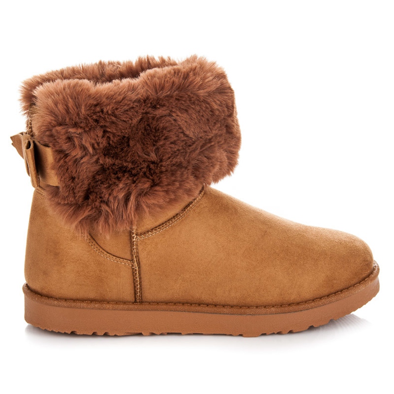 Kylie Mukluki con un fiocco marrone