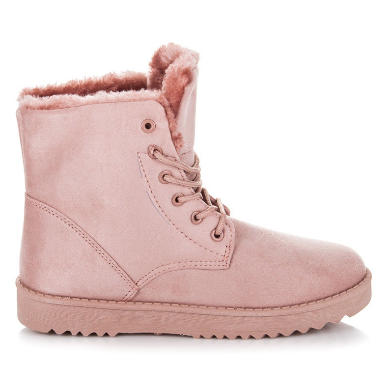 Seastar Trapper in pelle scamosciata rosa