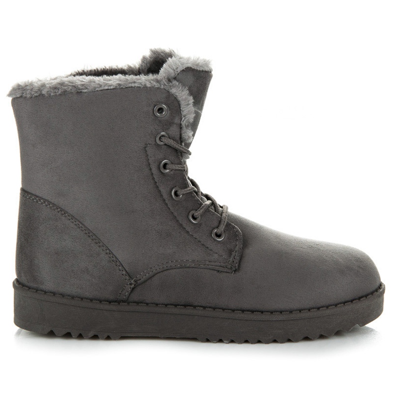 Seastar Trapper in pelle scamosciata grigio