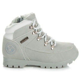 Goodin Scarpe da trekking per bambini grigio