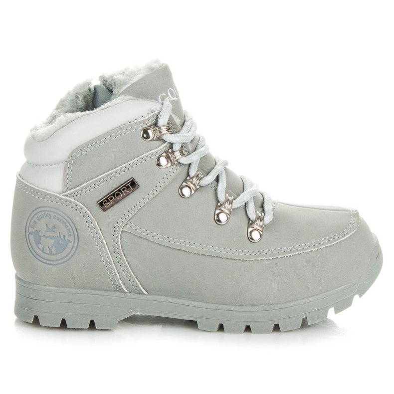 Goodin Scarpe da trekking per bambini grigio