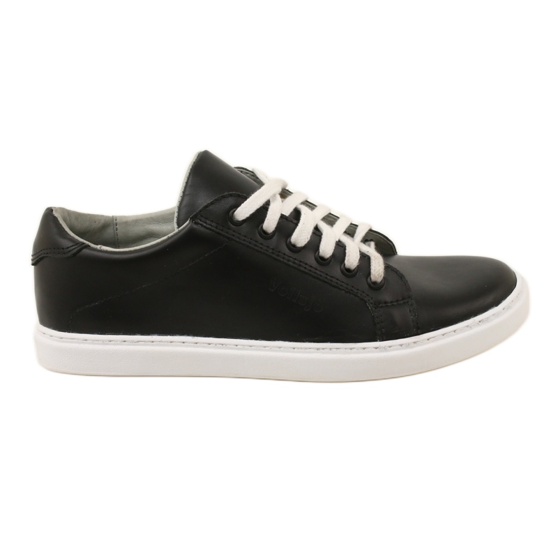 Vriston Sneaker in pelle maschile neri nero
