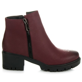 Vices New Collection Stivali bordeaux con protezione rosso