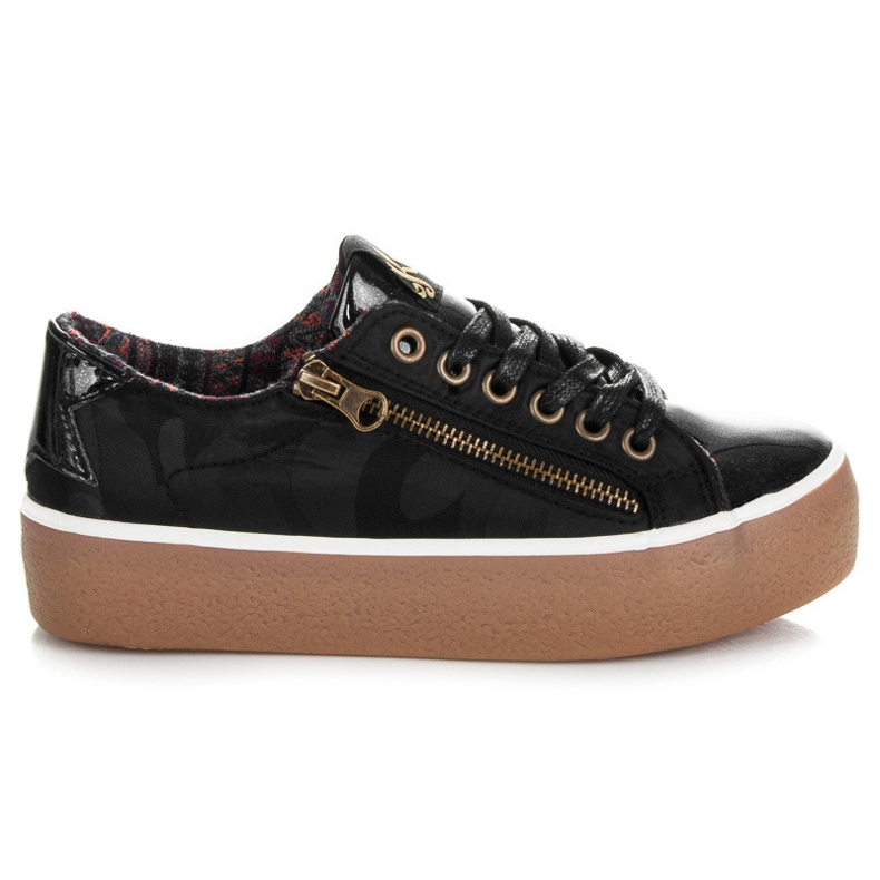 Kylie Sneakers laccate nero