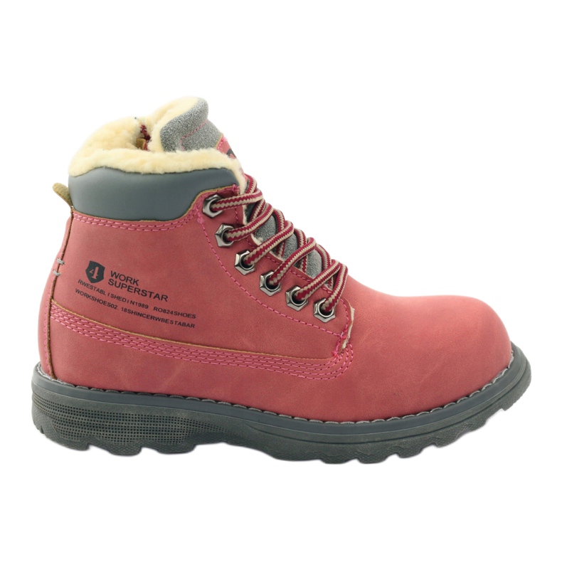 DK Scarponi da trekking invernali con cerniera 75009 rosa