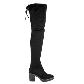 Seastar Stivali alti in camoscio nero