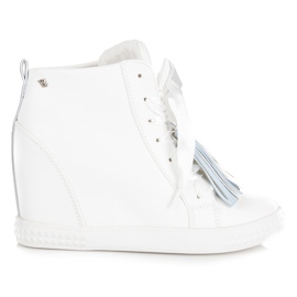 Vices New Collection Sneakers Con Frange bianco