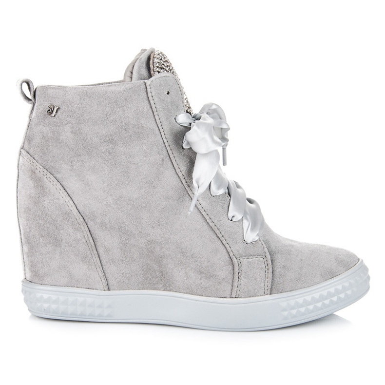 Vices New Collection Sneakers Legate Con Un Nastro grigio