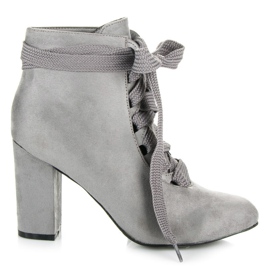 Vices New Collection Stivali con un'elegante rilegatura grigio