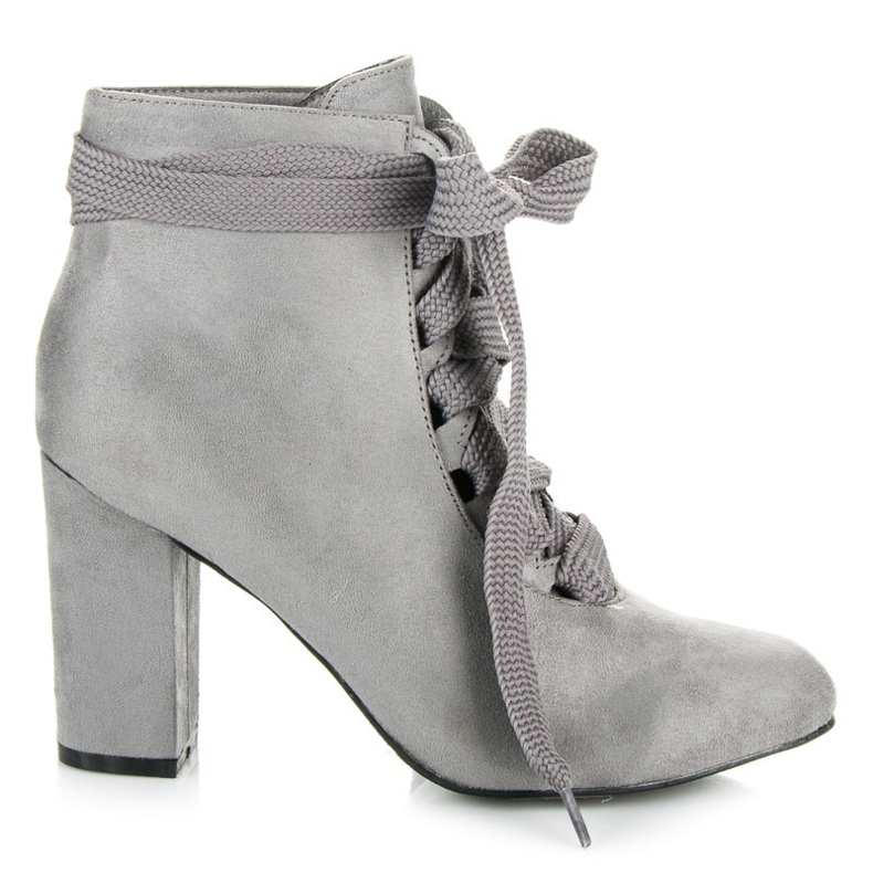 Vices New Collection Stivali con un'elegante rilegatura grigio