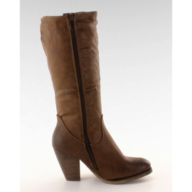 Z6287 stivali da cowboy marrone