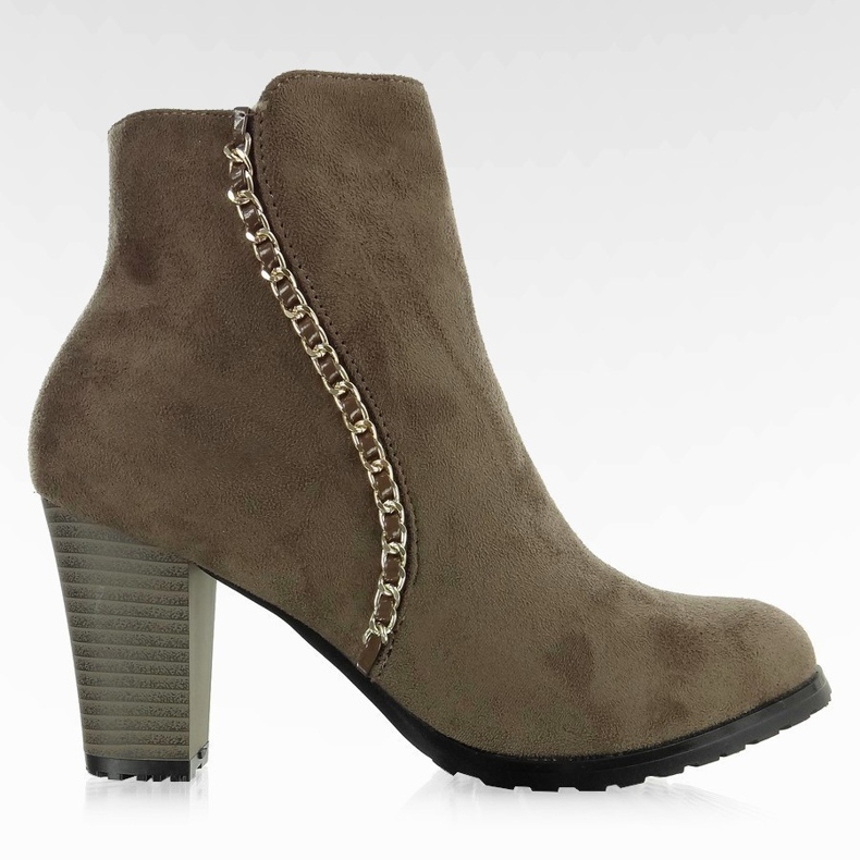 Stivali sul palo HQ801 Kaki marrone multicolore