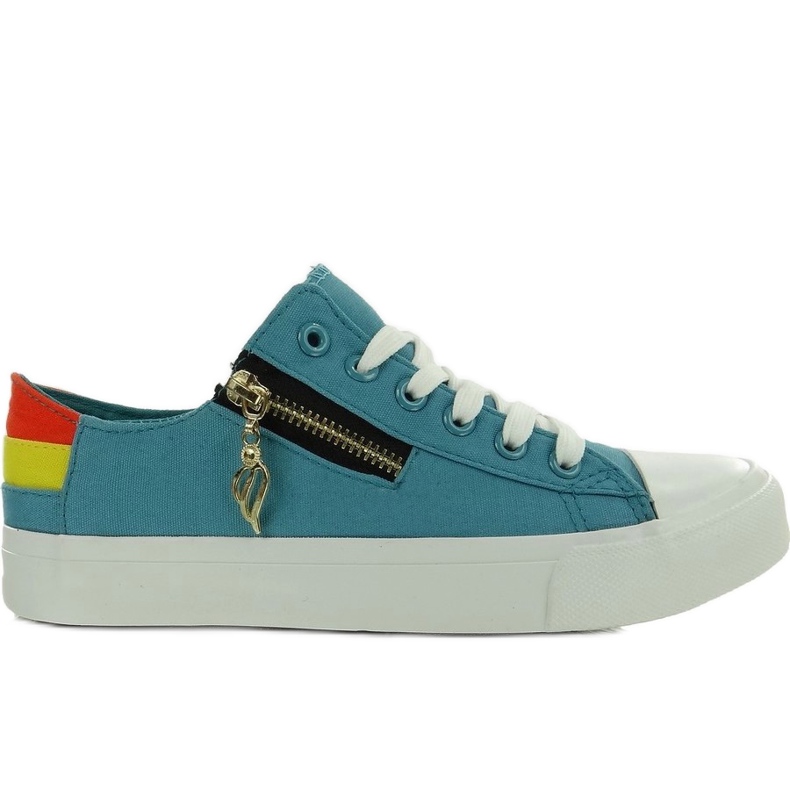 Colorate sneakers mare W04 blu
