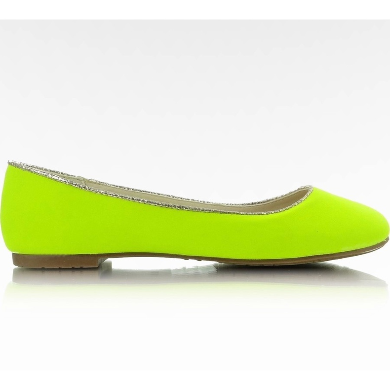 Ballerine al neon LX-1D126-21 Giallo fluo