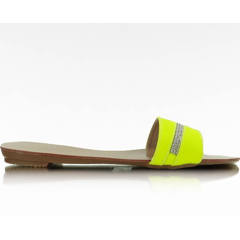 Pantofole estive A389 Giallo