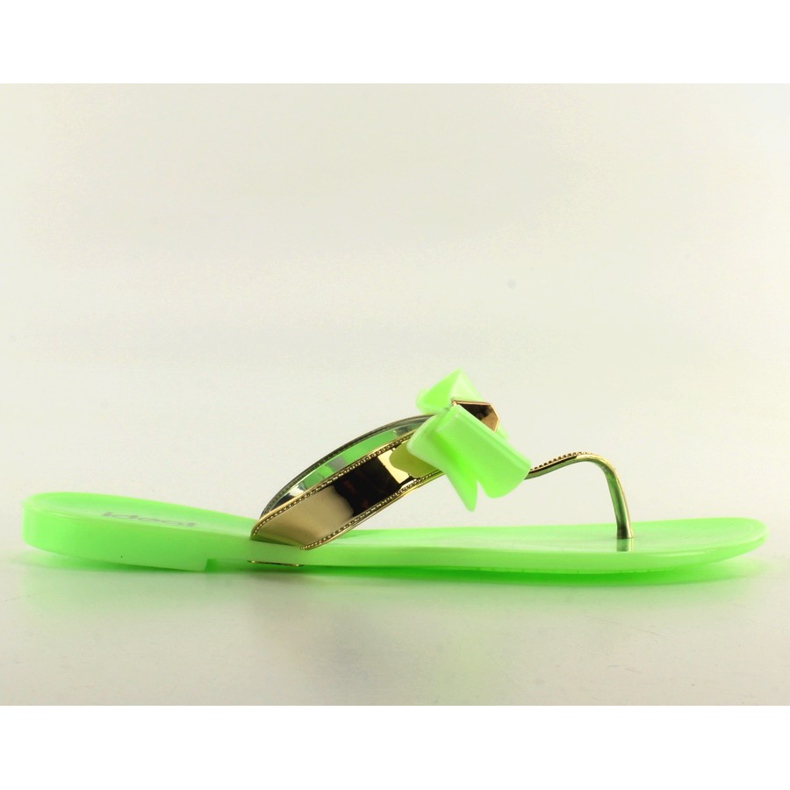 Infradito Meliski T-9110 verde giallo