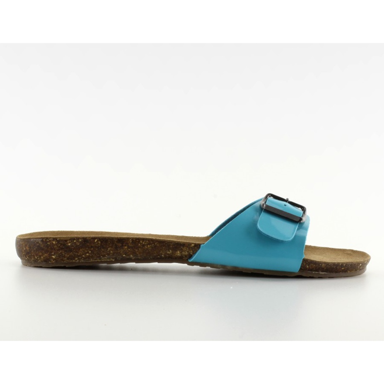 Pantofole con fibbia IR-283 blu