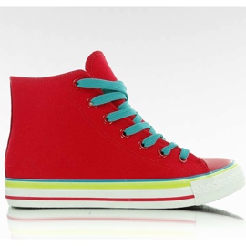 Ankle-shoes AN1219 rosso
