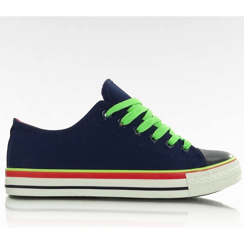 Sneakers AN1177 in tela blu scuro blu navy