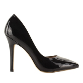 Décolleté asimmetriche U383 nere nero