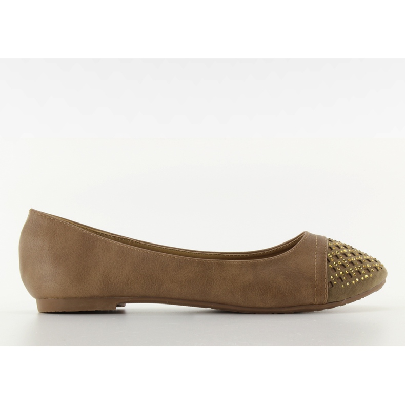 Ballerine decorate con kaki A902 cachi