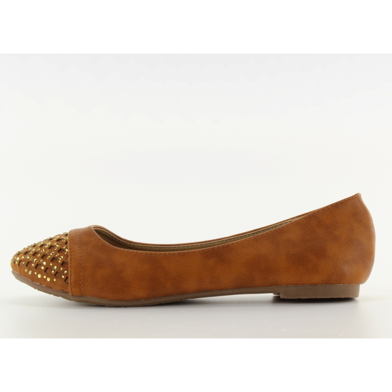 Ballerine decorate con cammello A902 marrone