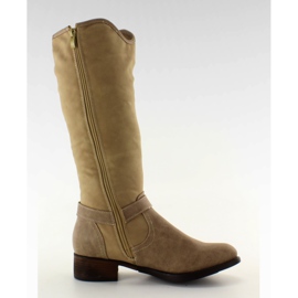 Stivali stivali cosce 7585-1 beige