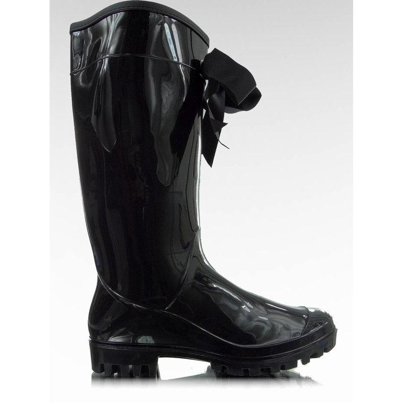 B812-10 Galosce nere lucenti nero