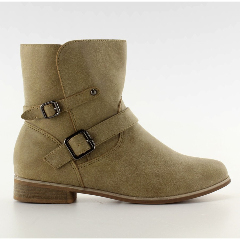 Stivali cassual Y343 kaki cachi