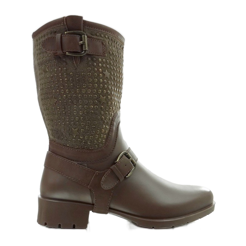 Galosce con borchie BL8-18 Khaki cachi