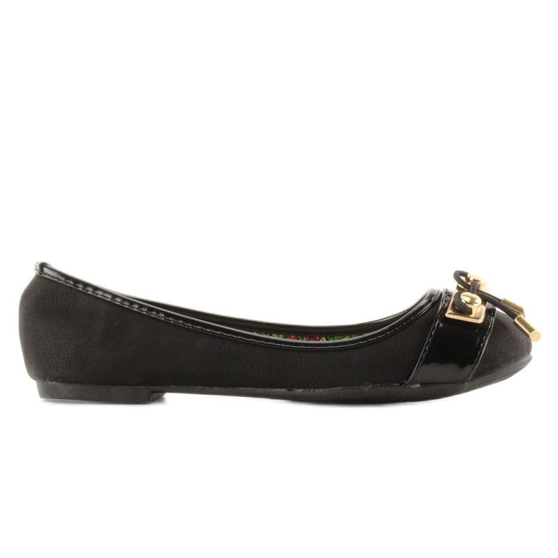 Ballerine accessori dorati Y20-21B Nero