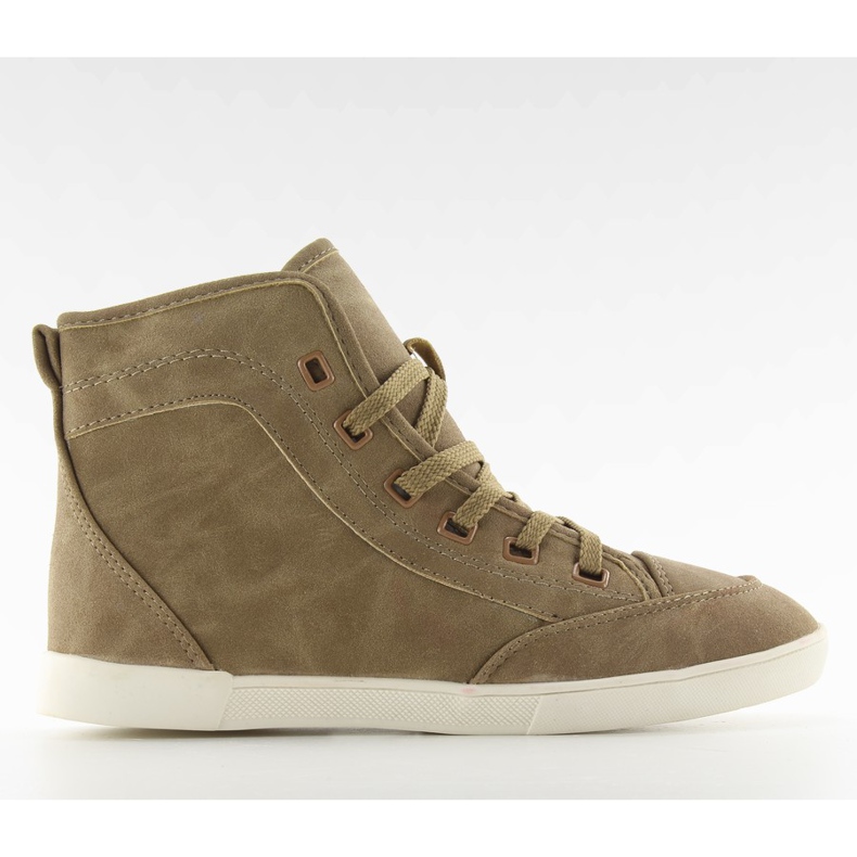 Sneaker a rete rettangolare 8532 kaki cachi