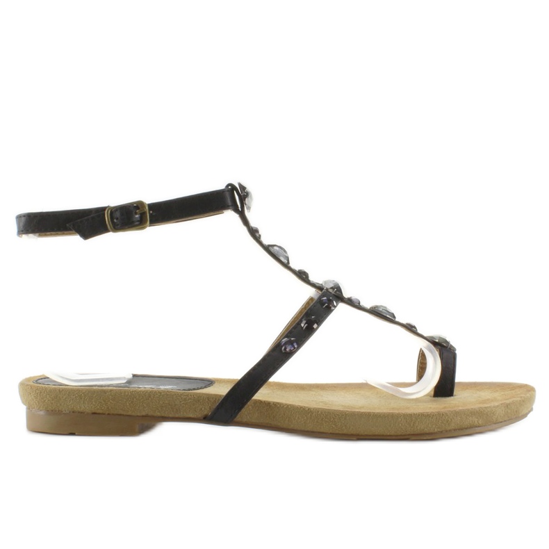 Sandali infradito QIS2189-1 neri nero