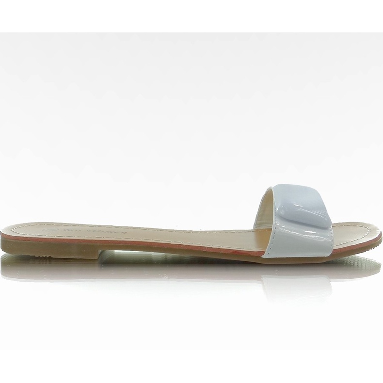 Ciabatte con cintura 8293-60 Bianco bianca
