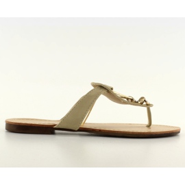 Infradito con decorazione HC-1 beige