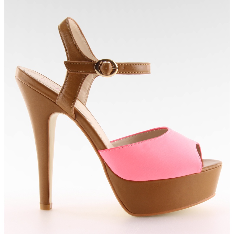 VB33050 FUCSIA tacchi alti marrone rosa