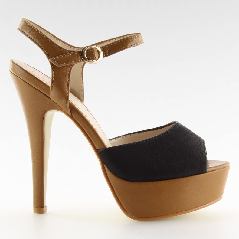 VB33050 Tacchi alti neri nero marrone