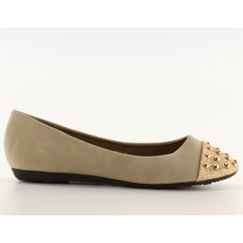 Ballerine con glitter 902-59 kaki cachi