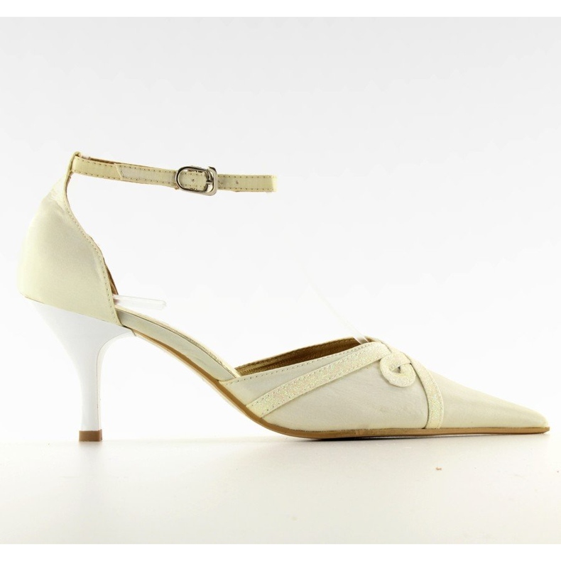 8650-3 décolleté ecure da sposa marrone