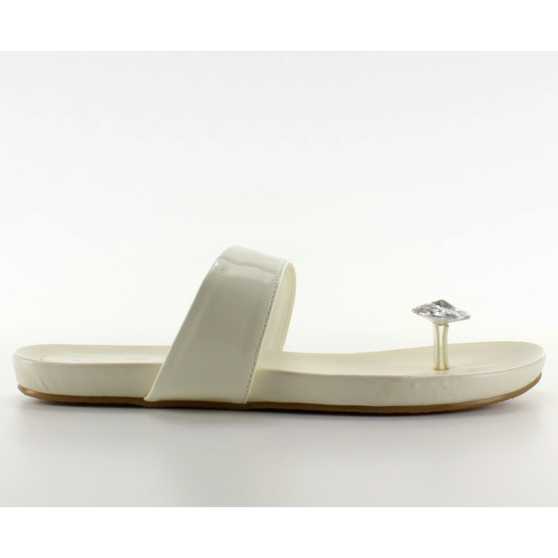 Infradito originale 809-1 bianco marrone