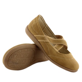 Comode ballerine 7267 cammello marrone