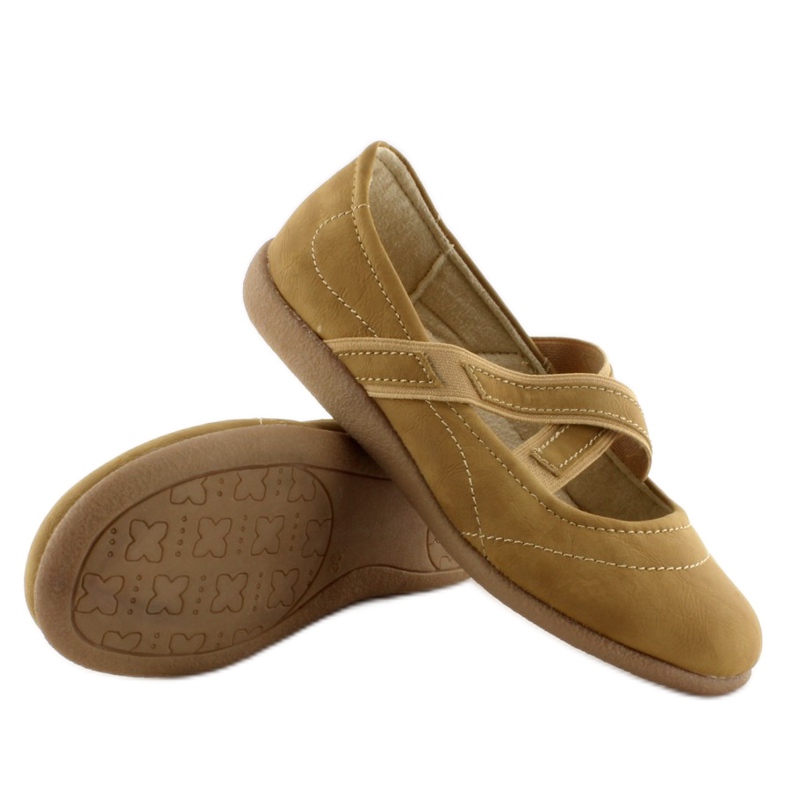 Comode ballerine 7267 cammello marrone