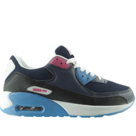 Sneakers Air B123 Navy / Bianche nero