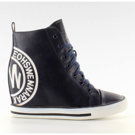 Sneakers con il logo Y450 blu navy