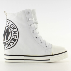 Sneakers in tela TL251 bianco bianca nero