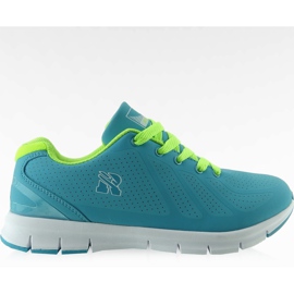 Scarpe da corsa blu B685 verde