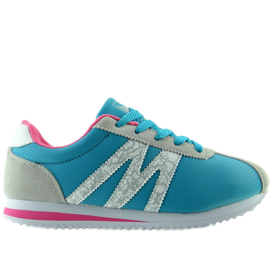 Scarpe sportive marine B683 molto comode grigio blu